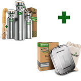 Adventure Bundle - Stainless Steel Lunch Box + Stainless Steel Water Bottle