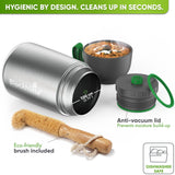 Insulated Stainless Steel Food Flask - Anti - Vacuum Lid - 1000ml - Blockhütte UK