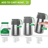 Stainless Steel Food Flask Insulated - Turquoise - Blockhütte UK