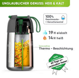 Stainless Steel Food Flask Insulated - Turquoise - Blockhütte UK