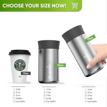 Stainless Steel Thermo Mug for Coffee & Tea - 354ml - Blockhütte UK