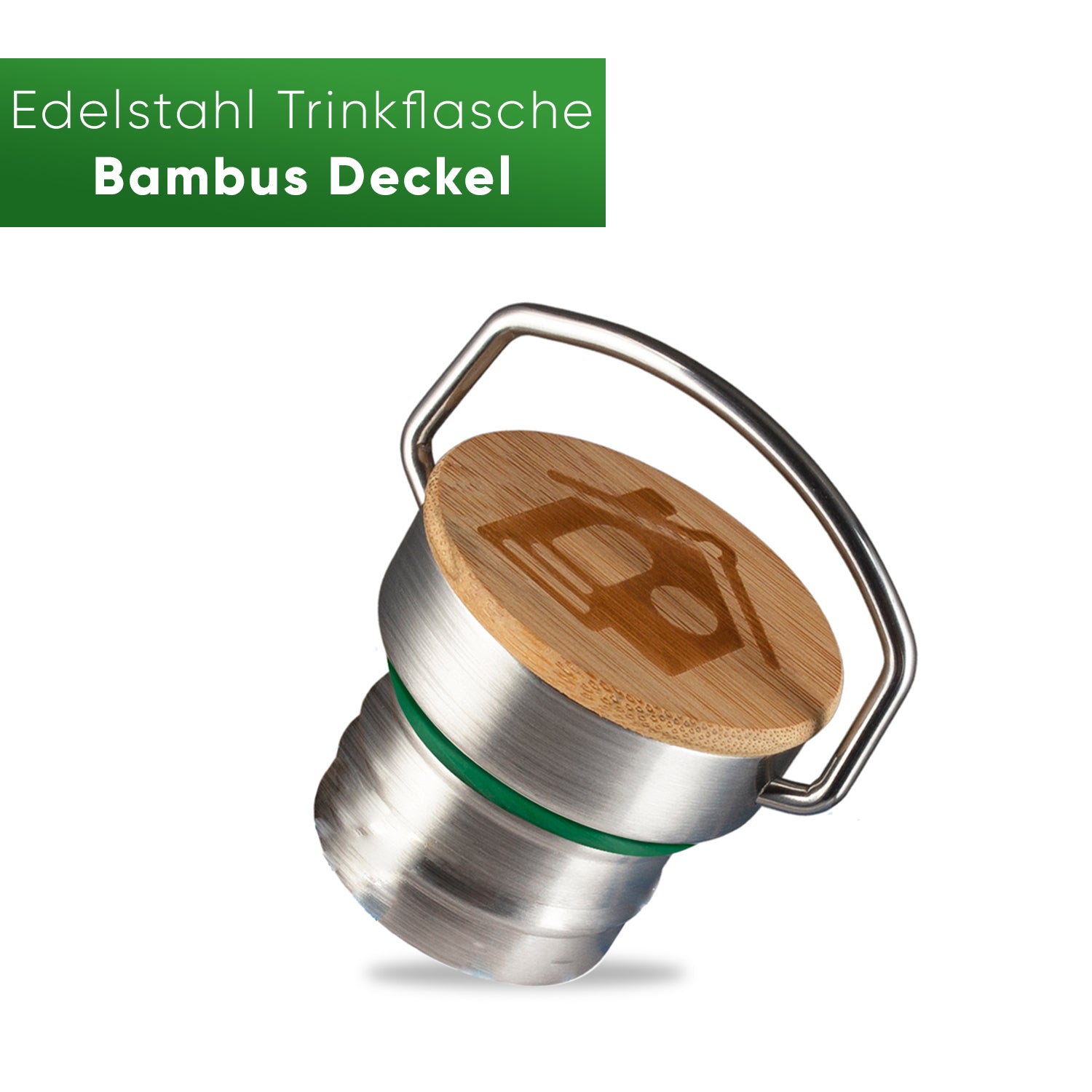 Stainless Steel Water bottle - Screw Lid - Blockhütte UK