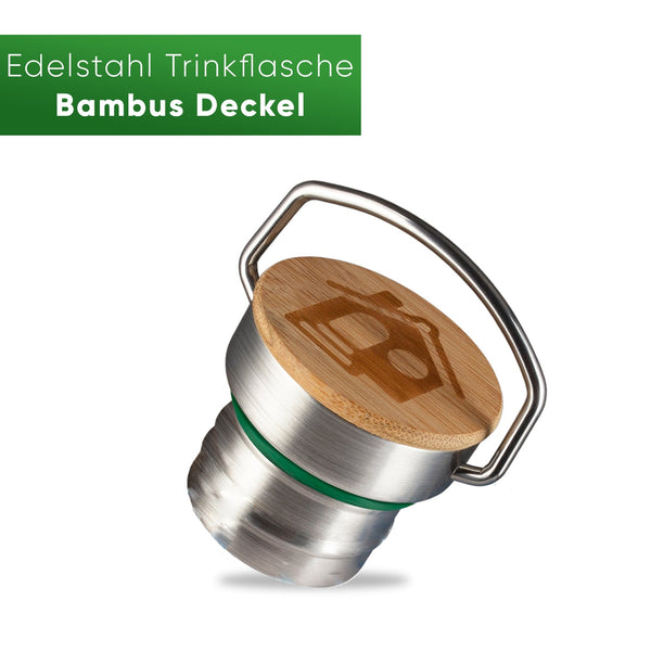 Stainless Steel Water bottle - Screw Lid - Blockhütte UK